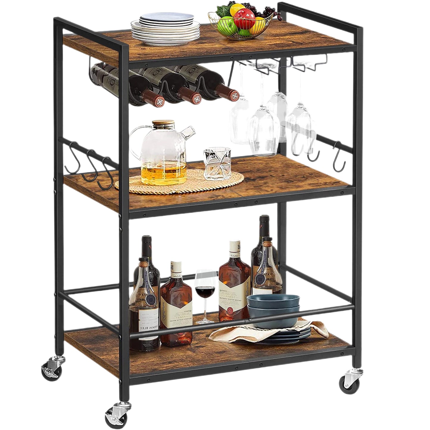 Mobile Multifunctional Wine Rack
