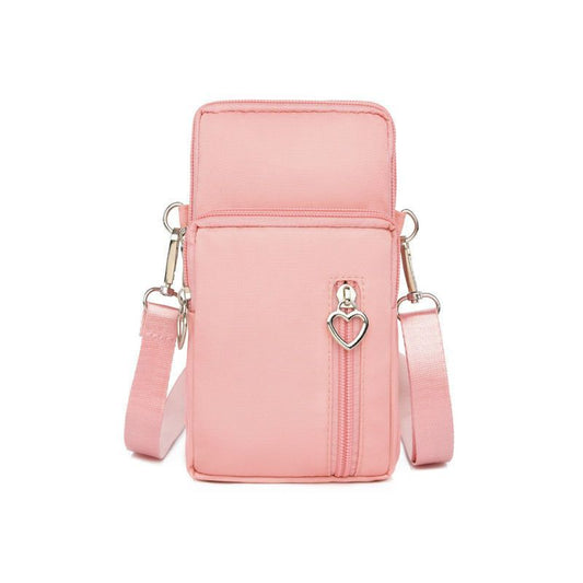 Mobile phone bag with a cross-body strap for women