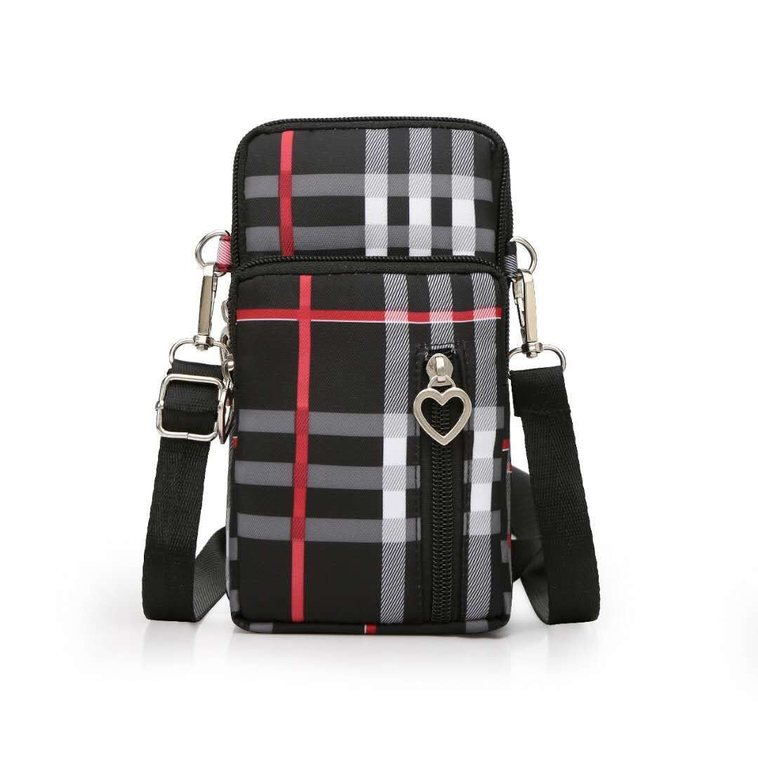 Mobile phone bag with a cross-body strap for women