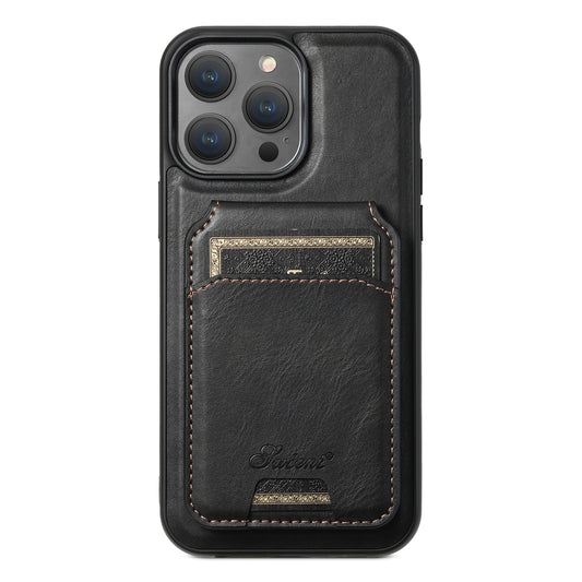 Mobile phone case with magnetic card slot and card holder in one unit