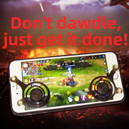 Mobile phone game handle