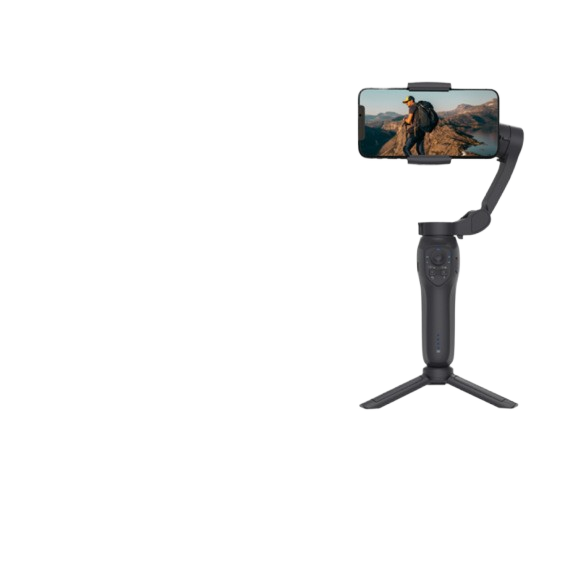 Mobile phone gimbal follow-up device
