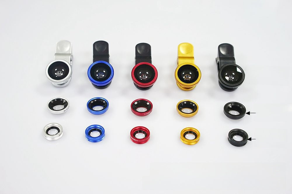 Mobile phone lens three-in-one