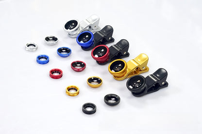 Mobile phone lens three-in-one