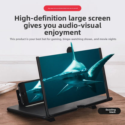 Mobile Phone Screen Amplifier with Desktop Bracket