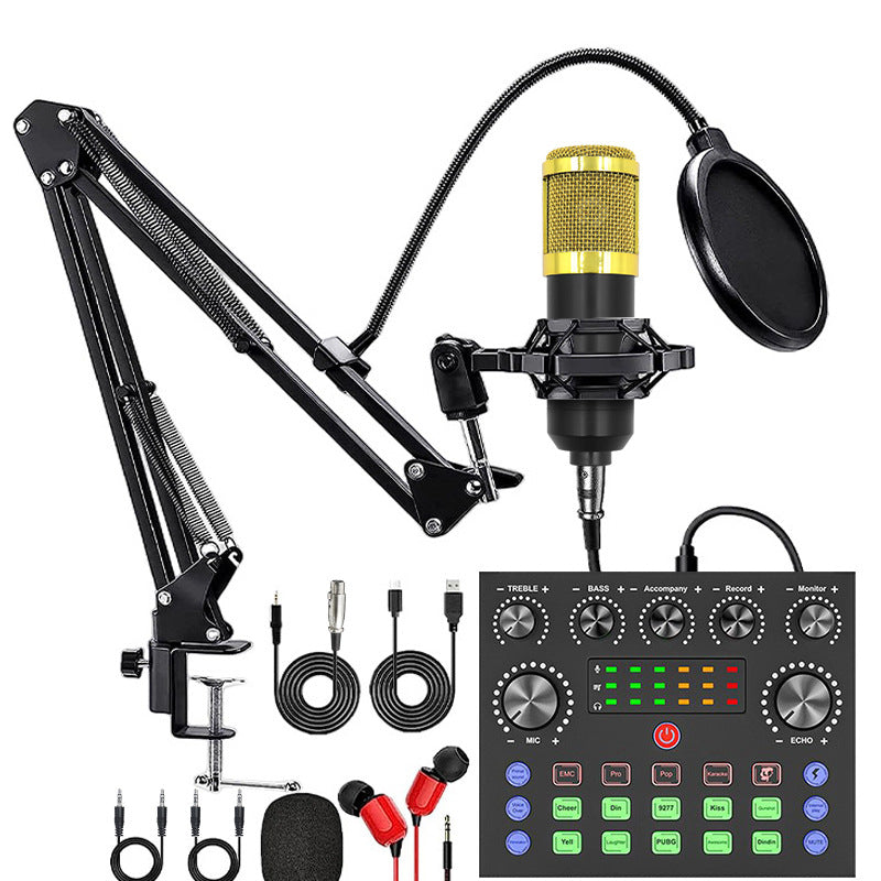 Mobile phone sound card English podcast equipment kit