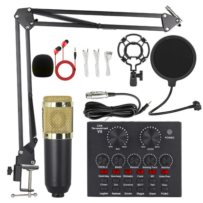 Mobile phone sound card English podcast equipment kit