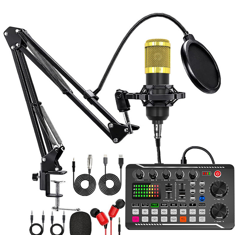 Mobile phone sound card English podcast equipment kit