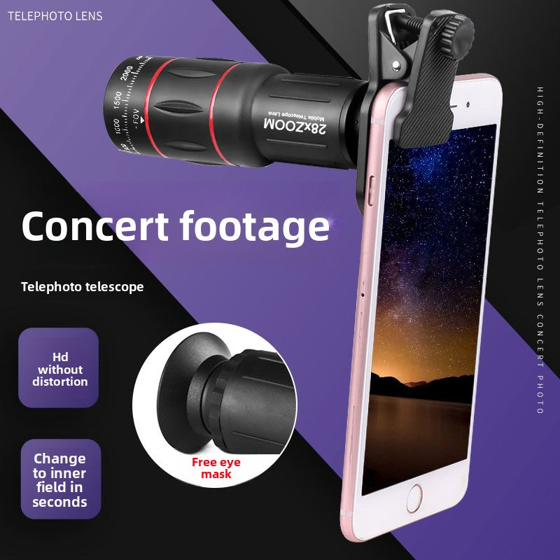Mobile Phone Telephoto Lens Monocular Telescope