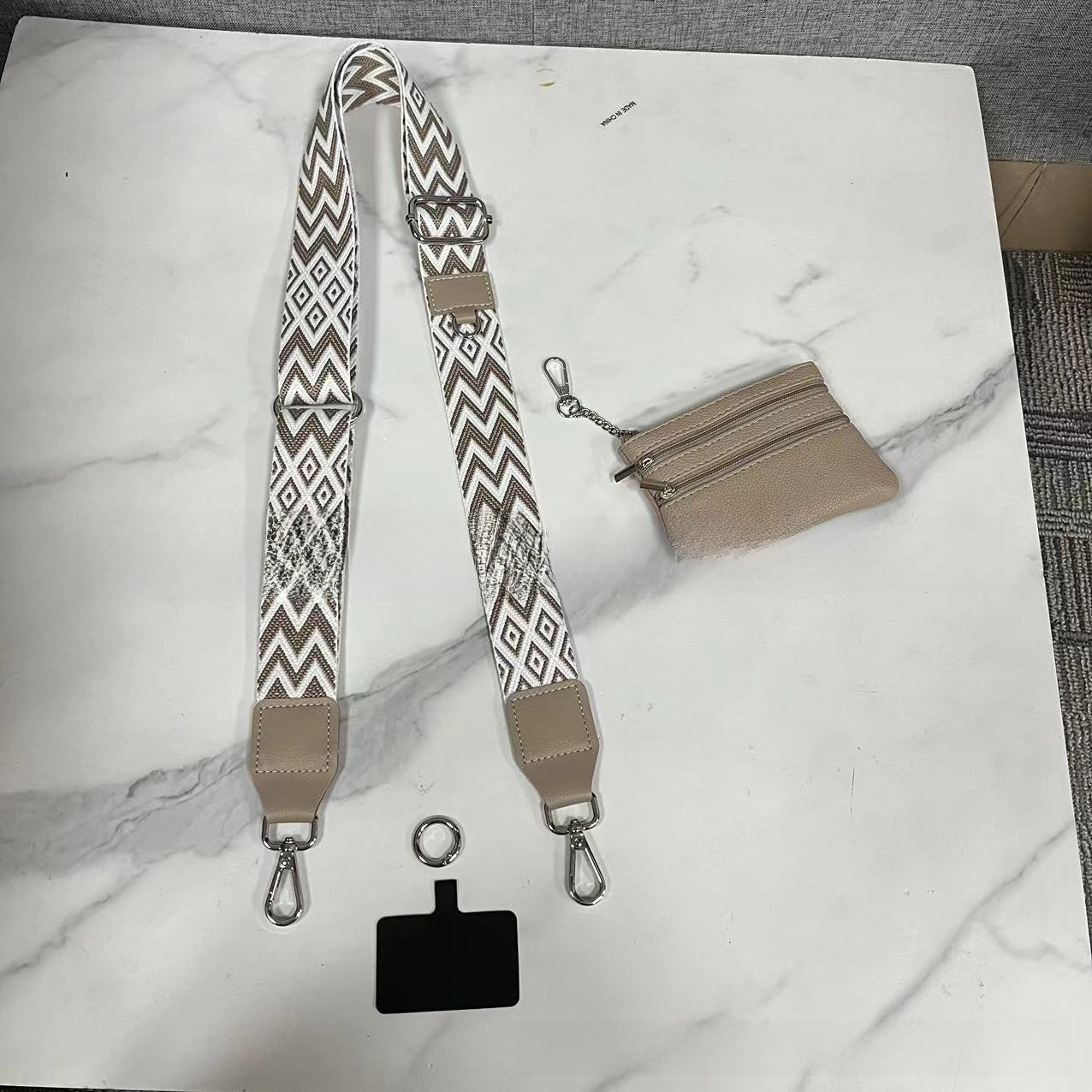 Mobile phone wide shoulder strap crossbody shoulder strap