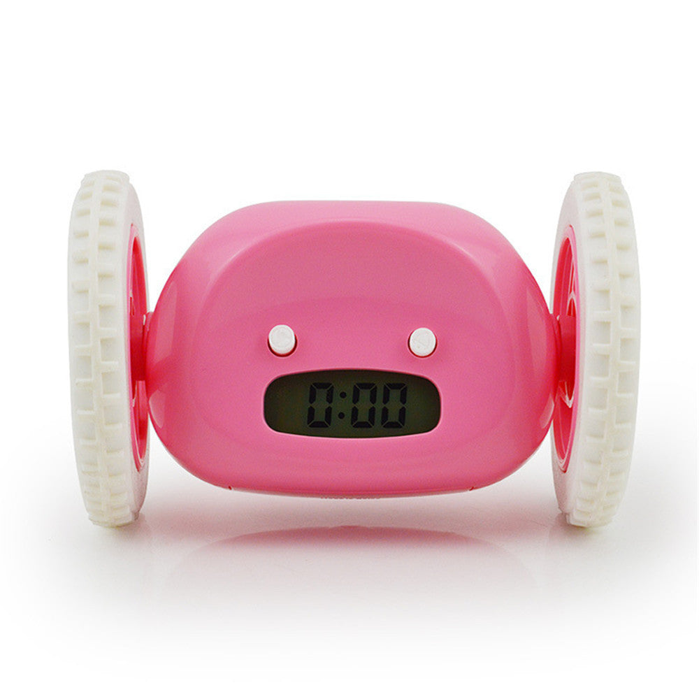 Mobile wheel gift clock
