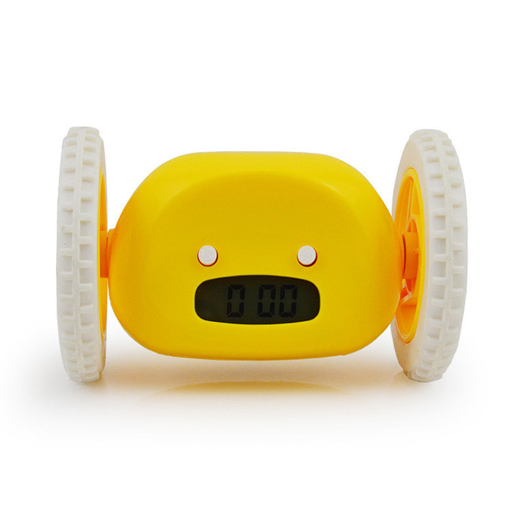 Mobile wheel gift clock