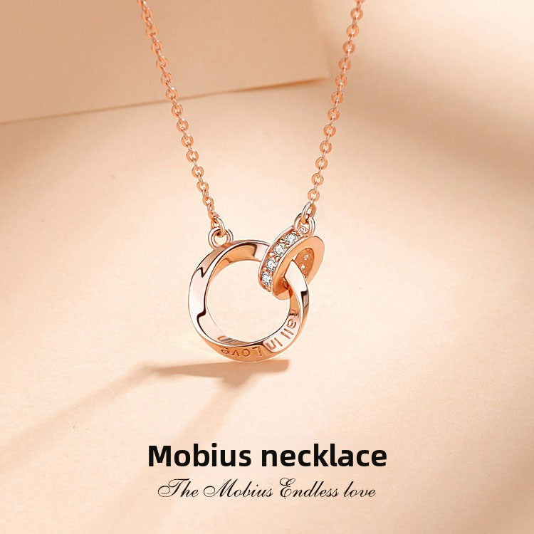 Mobius Ring Necklace