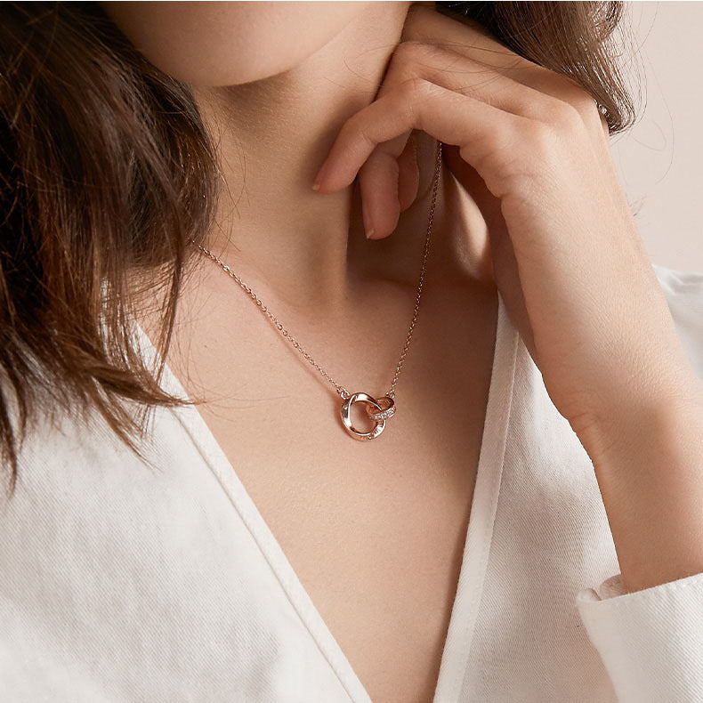Mobius Ring Necklace