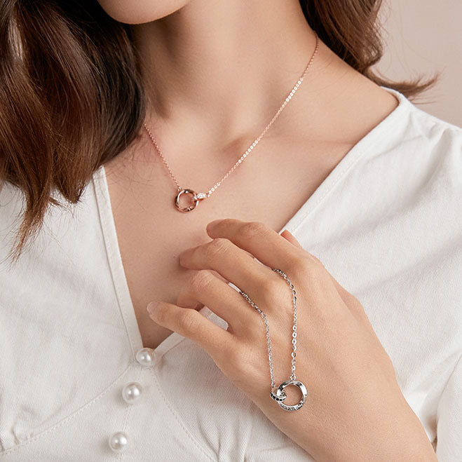 Mobius Ring Necklace