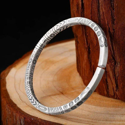 Möbius Ring Pure Silver Bracelet