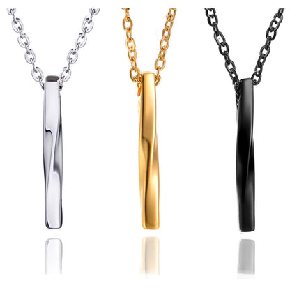 Mobius Spiral Alloy Necklace