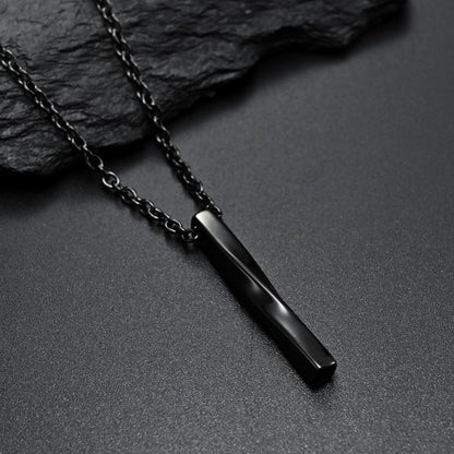 Mobius Spiral Alloy Necklace