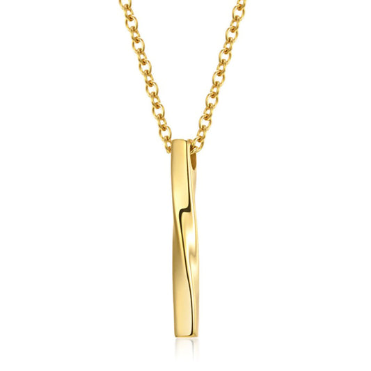 Mobius Spiral Alloy Necklace