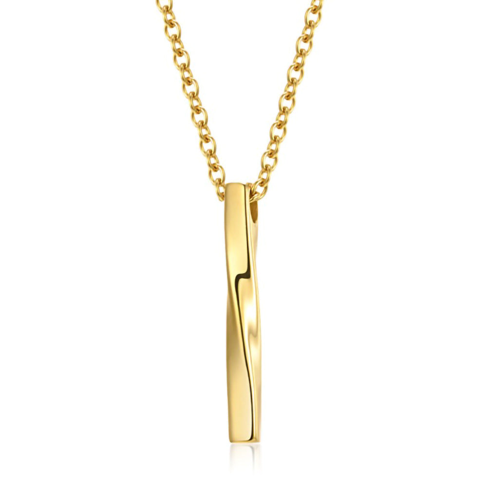 Mobius Spiral Alloy Necklace