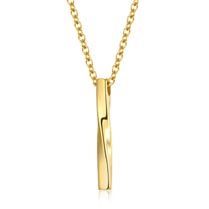 Mobius Spiral Alloy Necklace