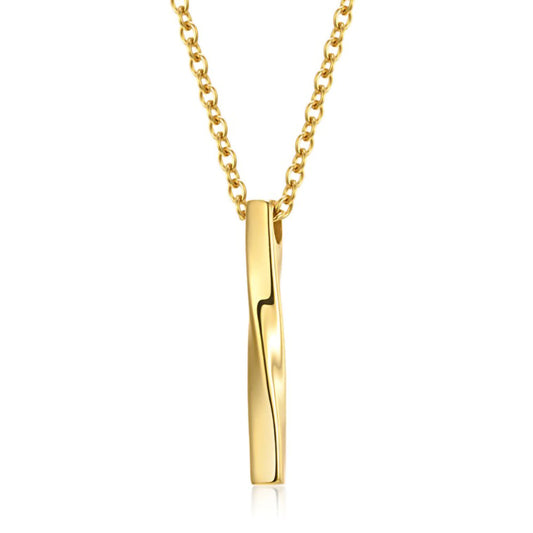 Mobius Spiral Alloy Necklace