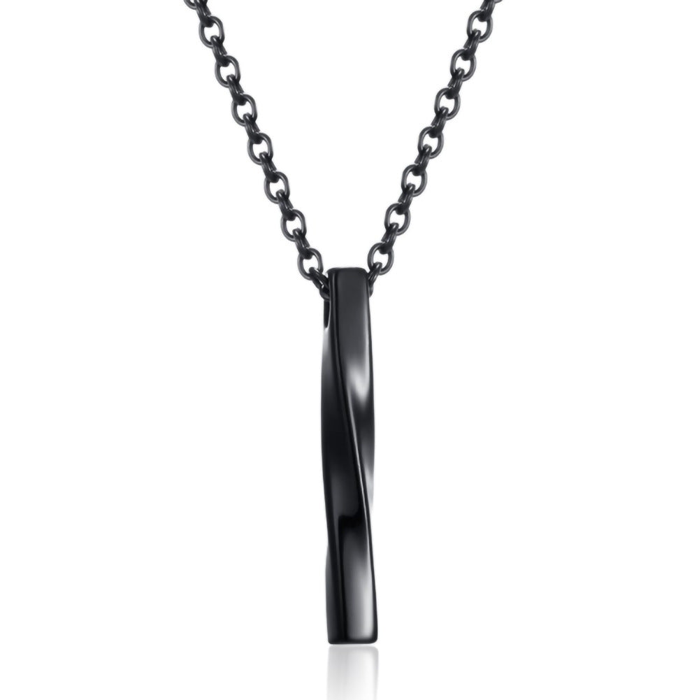 Mobius Spiral Alloy Necklace