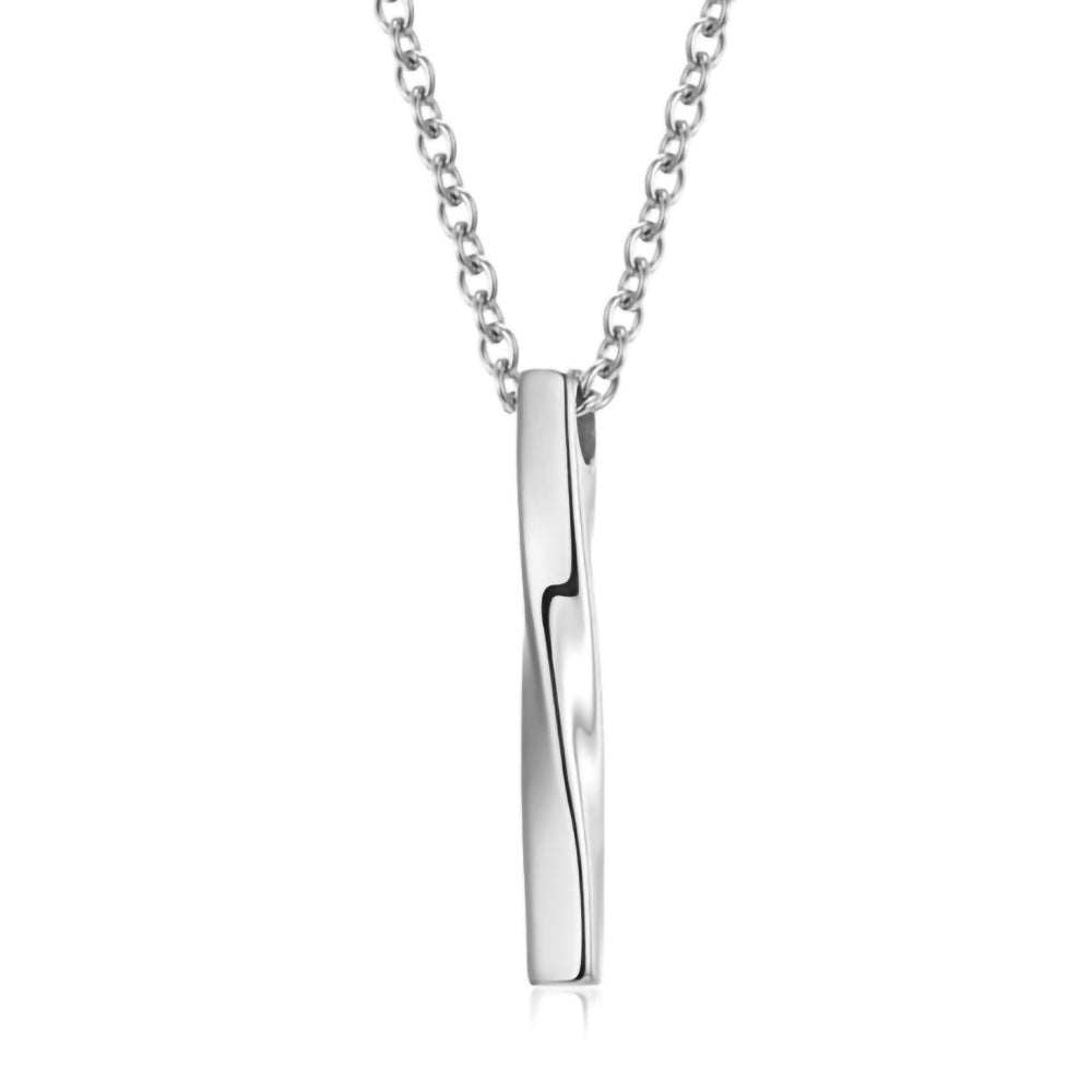 Mobius Spiral Alloy Necklace
