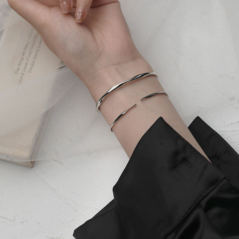 Möbius Sterling Silver Bracelet