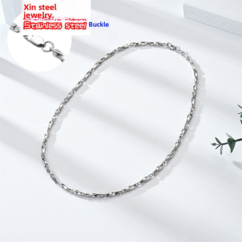 Möbius Titanium Steel Necklace
