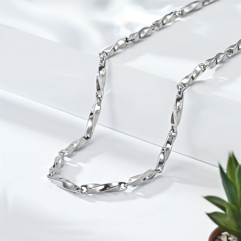 Möbius Titanium Steel Necklace