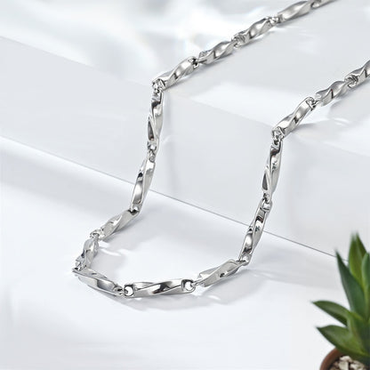 Möbius Titanium Steel Necklace