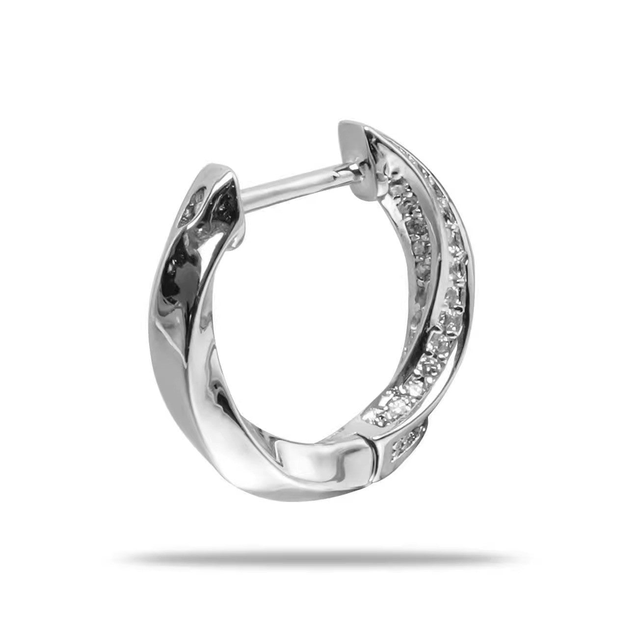Mobius Zircon Earrings