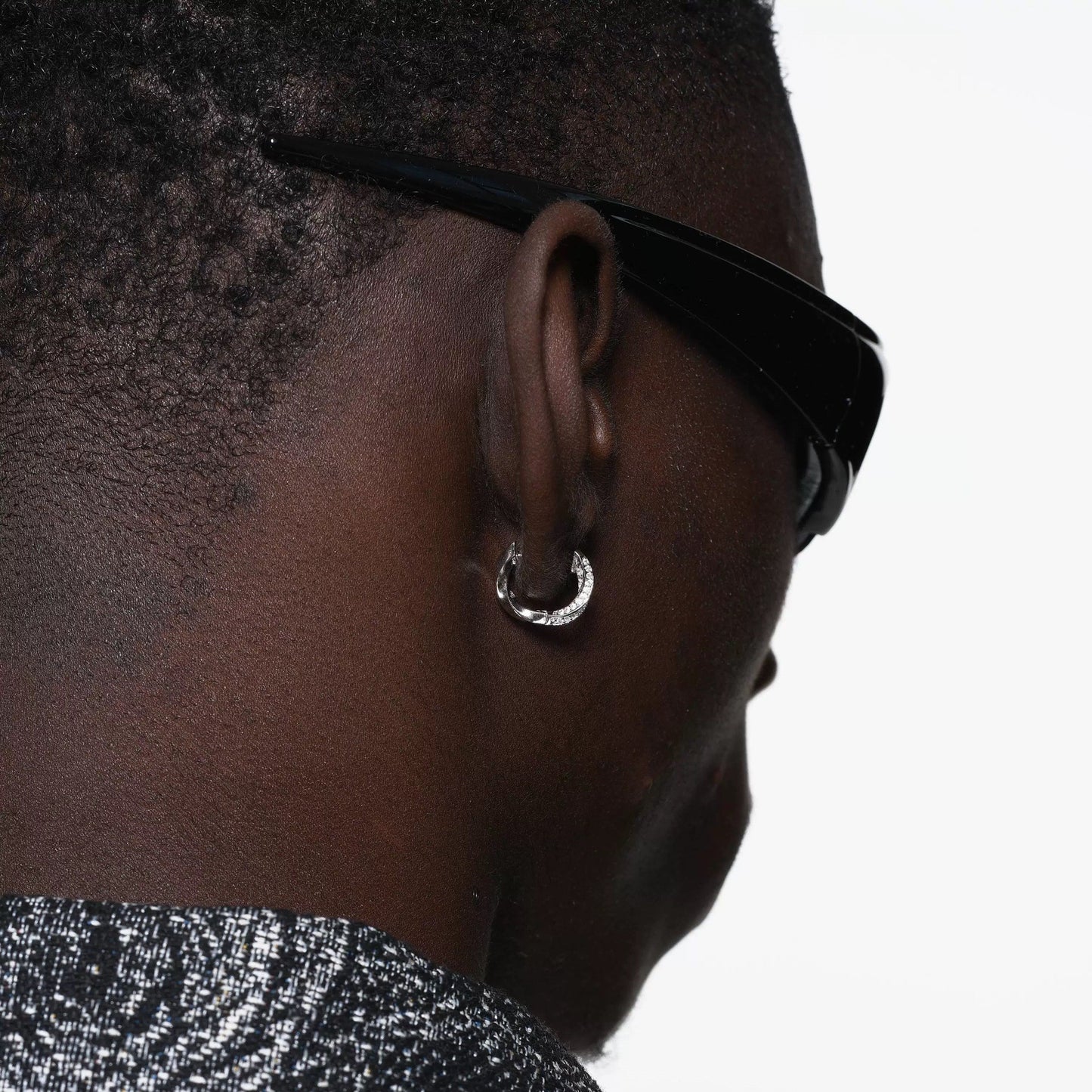 Mobius Zircon Earrings