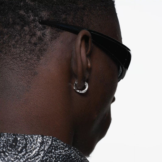 Mobius Zircon Earrings