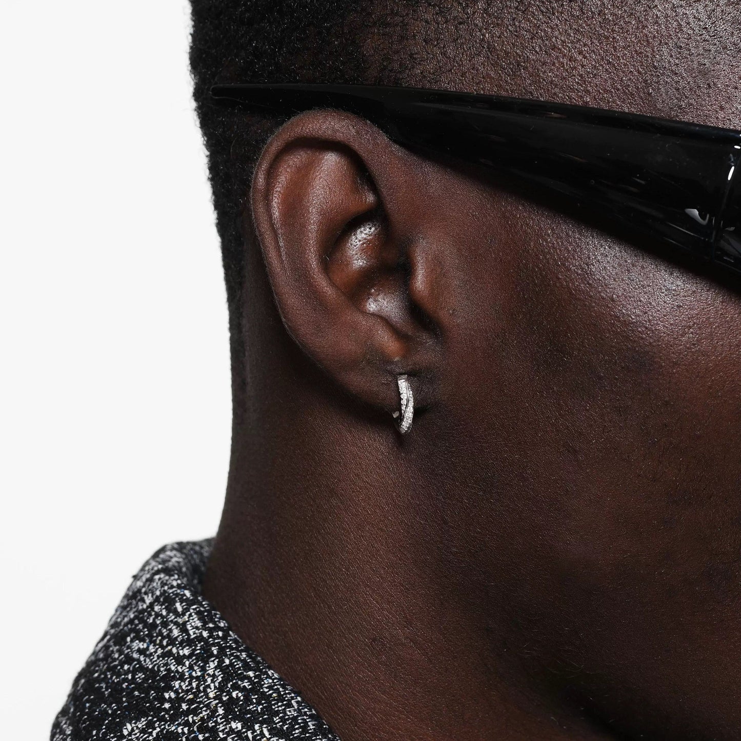 Mobius Zircon Earrings