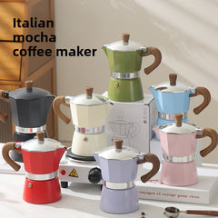 Single valve Moka pot white