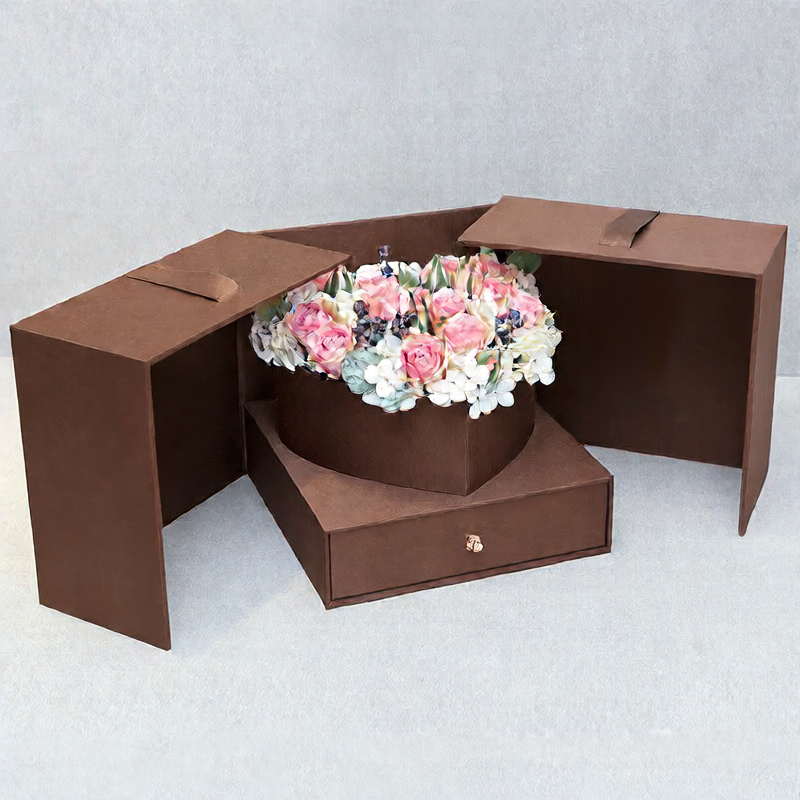 MoCube Heart-Shaped Flower Box