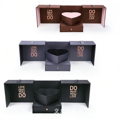 MoCube Heart-Shaped Flower Box