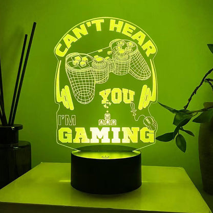 Model figurine night light