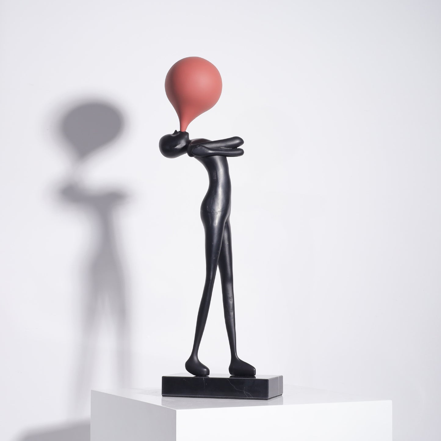 Modern Abstract Cast Iron Sculpture