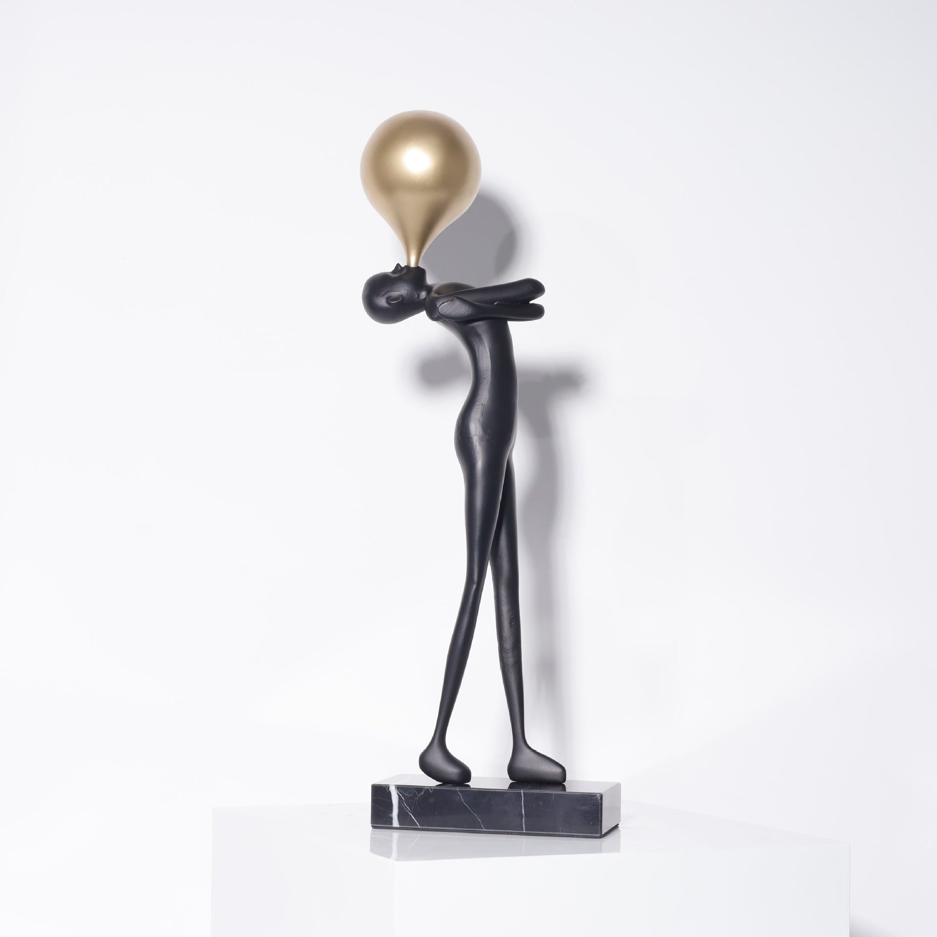 Modern Abstract Cast Iron Sculpture