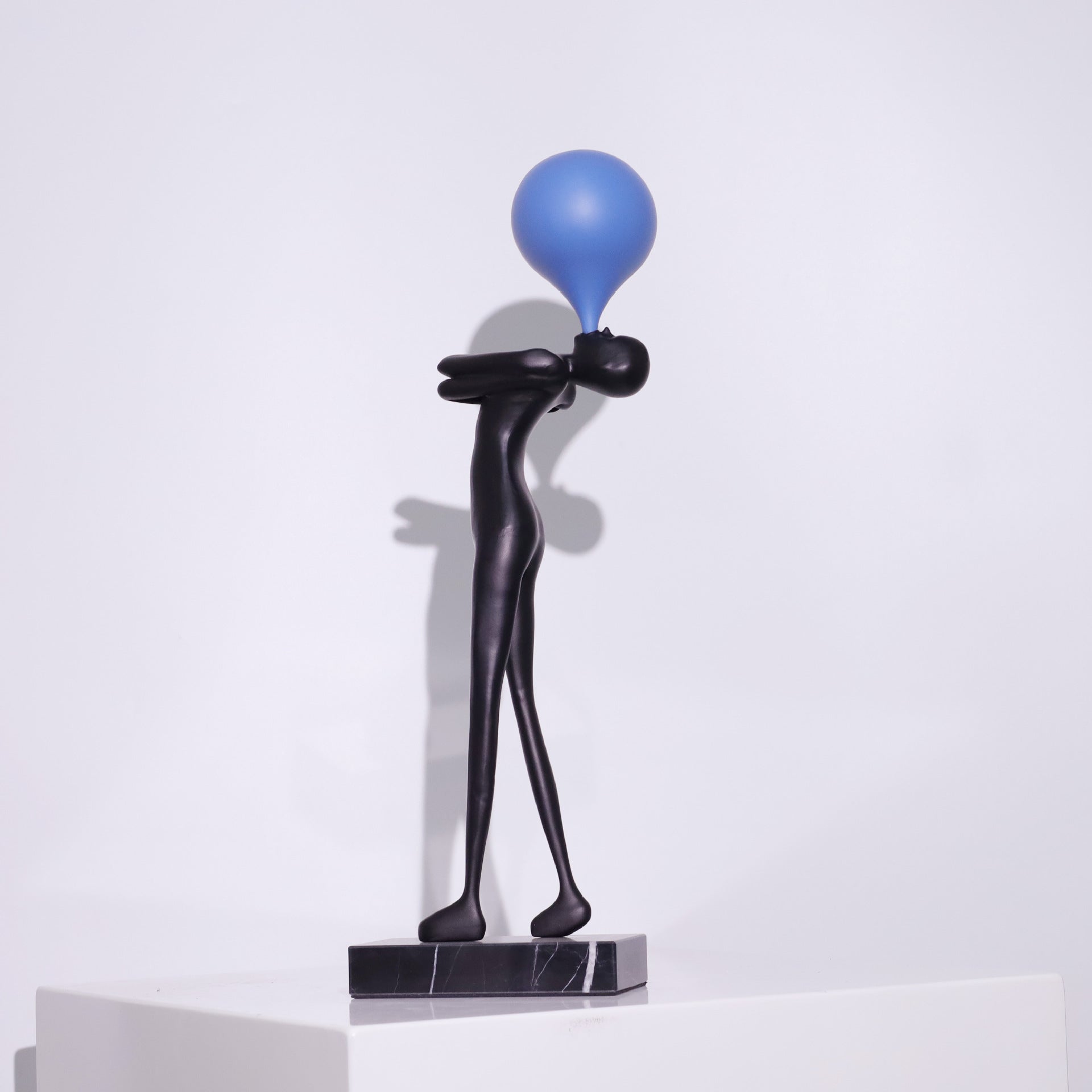 Modern Abstract Cast Iron Sculpture