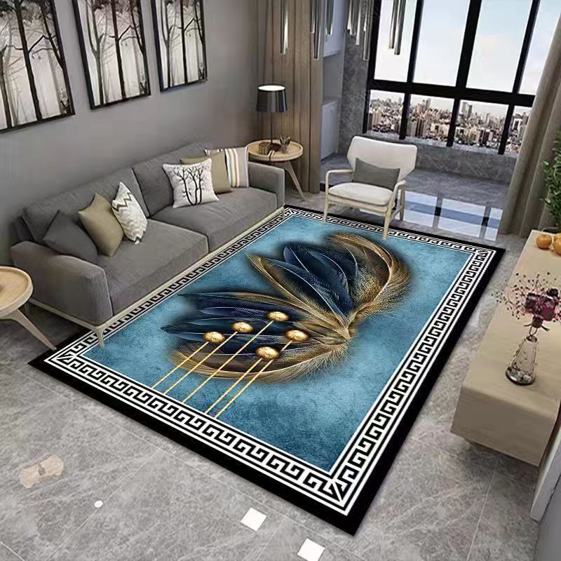 Modern Abstract Polyester Carpet for Living Room and Bedroom
