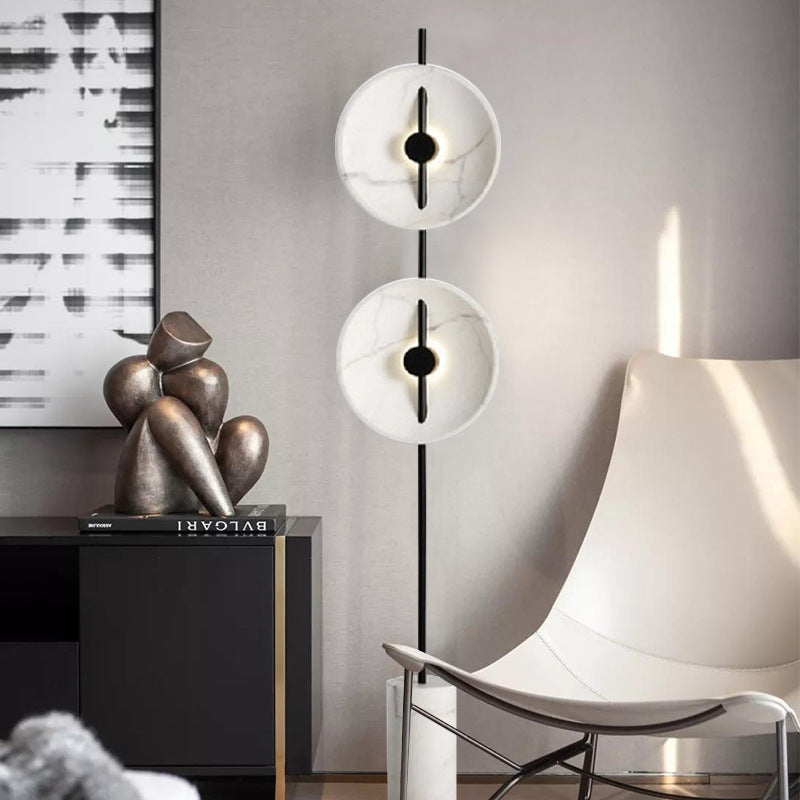 Modern Adjustable Floor Lamp with Three Color Lighting