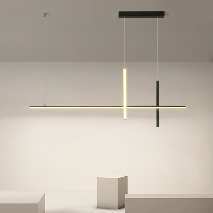 Modern Adjustable LED Chandelier for Dining Room