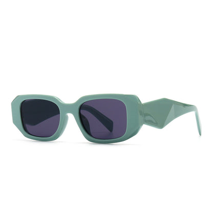 Modern and retro narrow-framed sunglasses