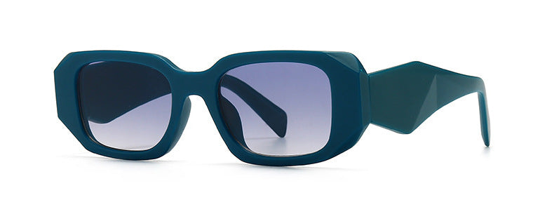 Modern and retro narrow-framed sunglasses