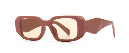 Modern and retro narrow-framed sunglasses