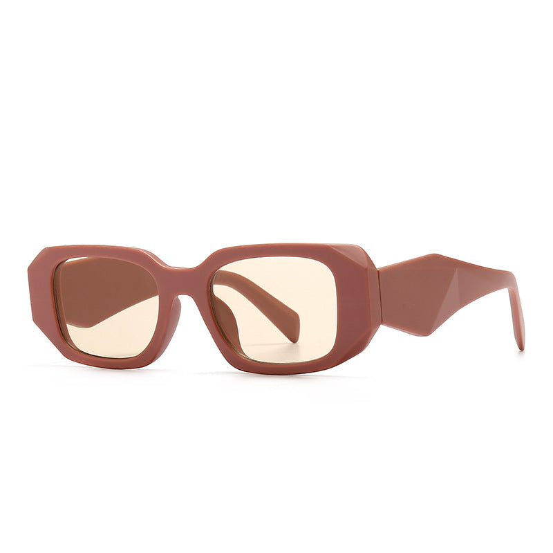Modern and retro narrow-framed sunglasses